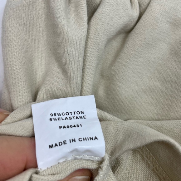 Meshki Tahlia Loopback Shorts Cream Sz L - Picture 10 of 10